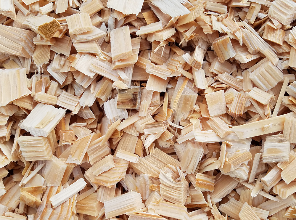 European trade of wood chips has gone up substantially as sawmills have